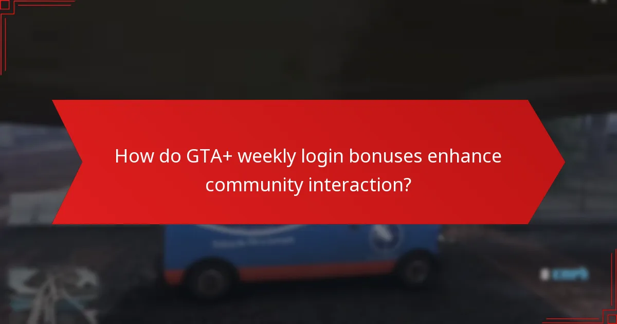 How do I claim my GTA+ weekly login bonuses?