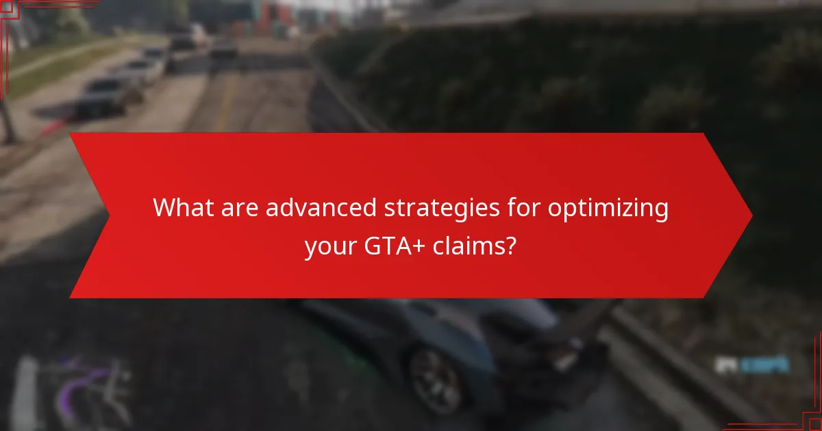 How to troubleshoot problems in the GTA+ Monthly Claim Process?
